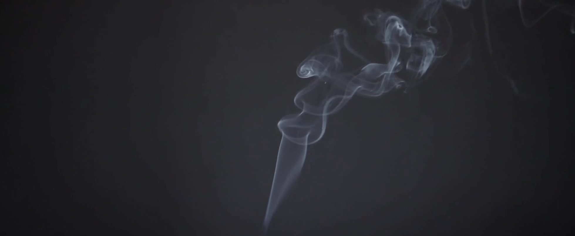smoke on a black background
